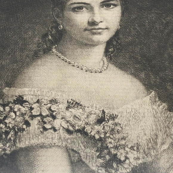 Antique Etching D Huntington Portrait 1889 - Picture 5 of 12